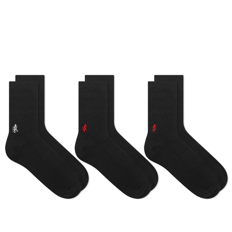 Gramicci Basic Crew Socks - 3-Pack 1