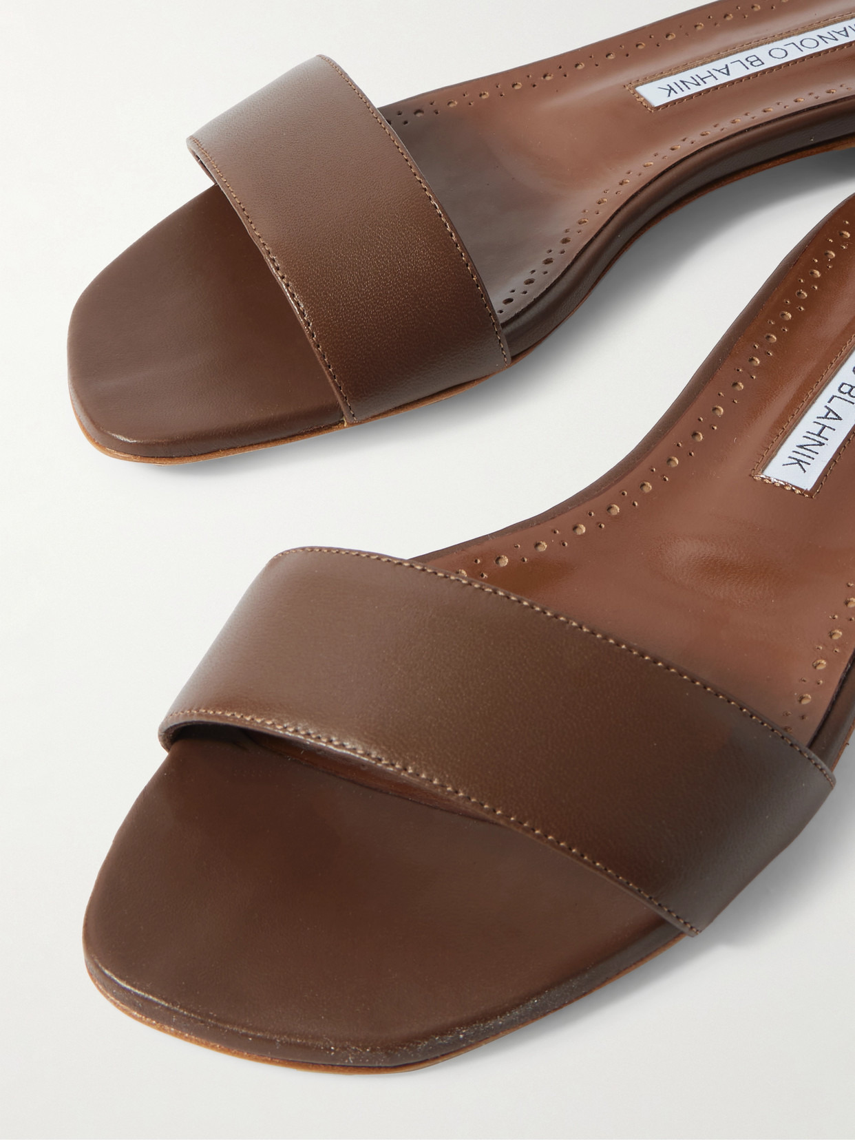 Chastanaflat Lace-up Suede And Leather Sandals - 4