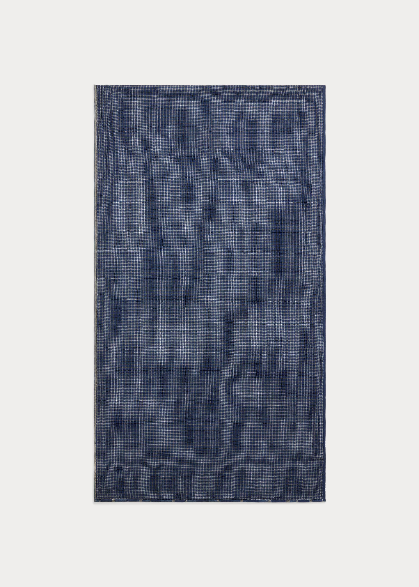 Striped Double-Faced Cotton Scarf - 3