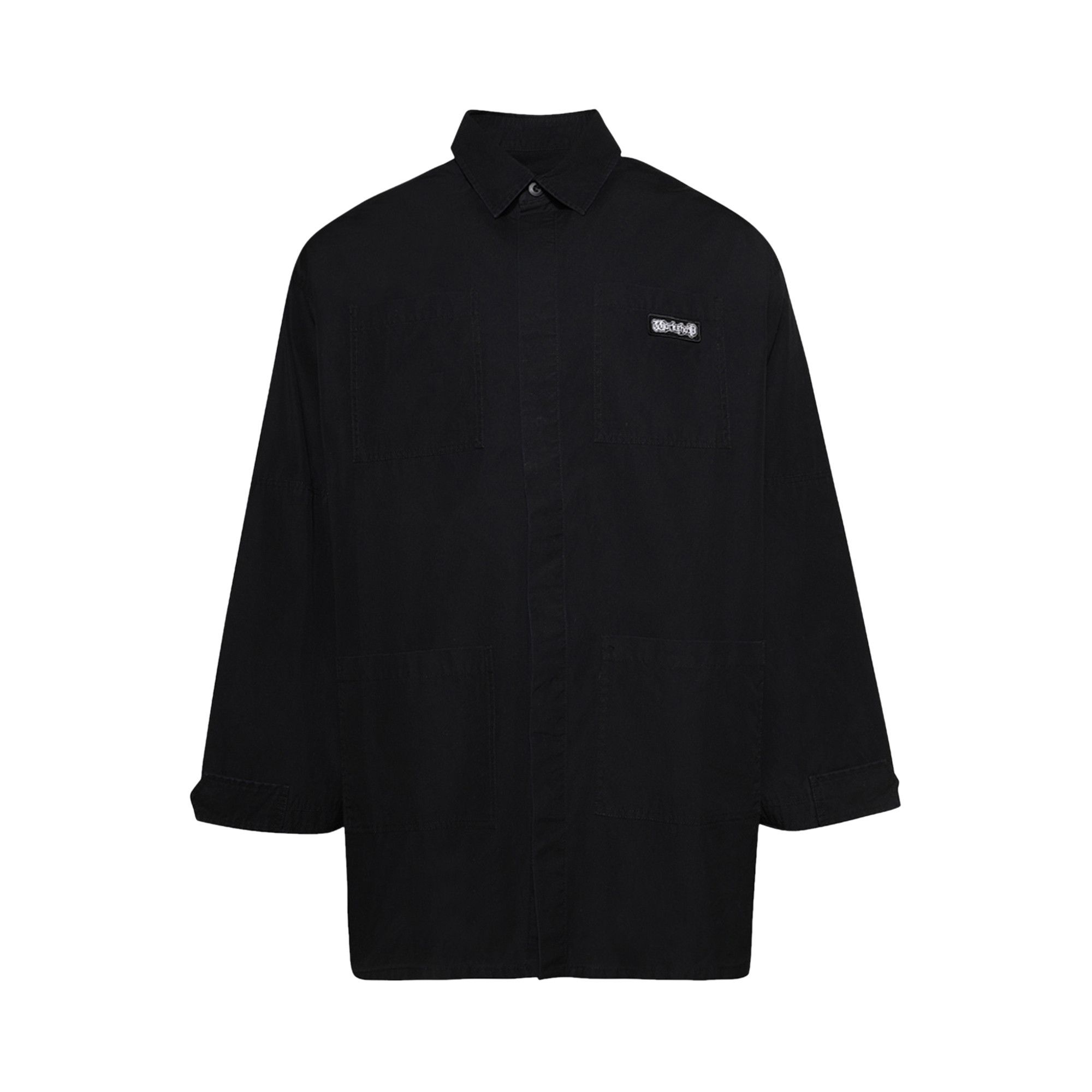 032C Intermission Cargo Overshirt 'Black' - 1