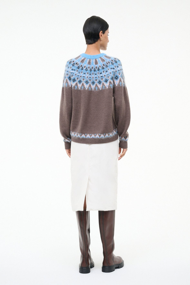 STAUD NERI SKIRT IVORY 9