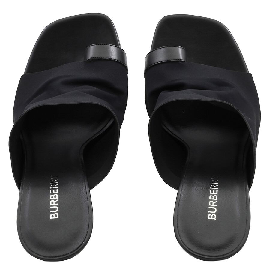Tallia Ladies Stretch Toe-ring Mule Sandals - 4