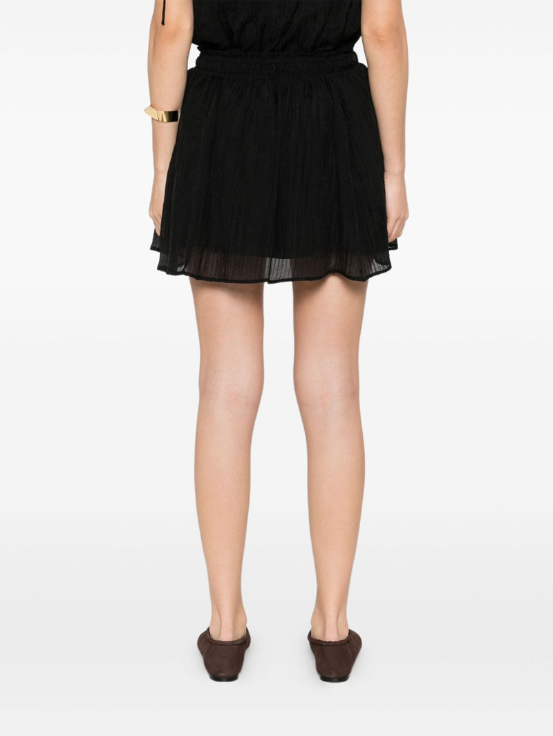 elasticated-waist pleated skirt 4