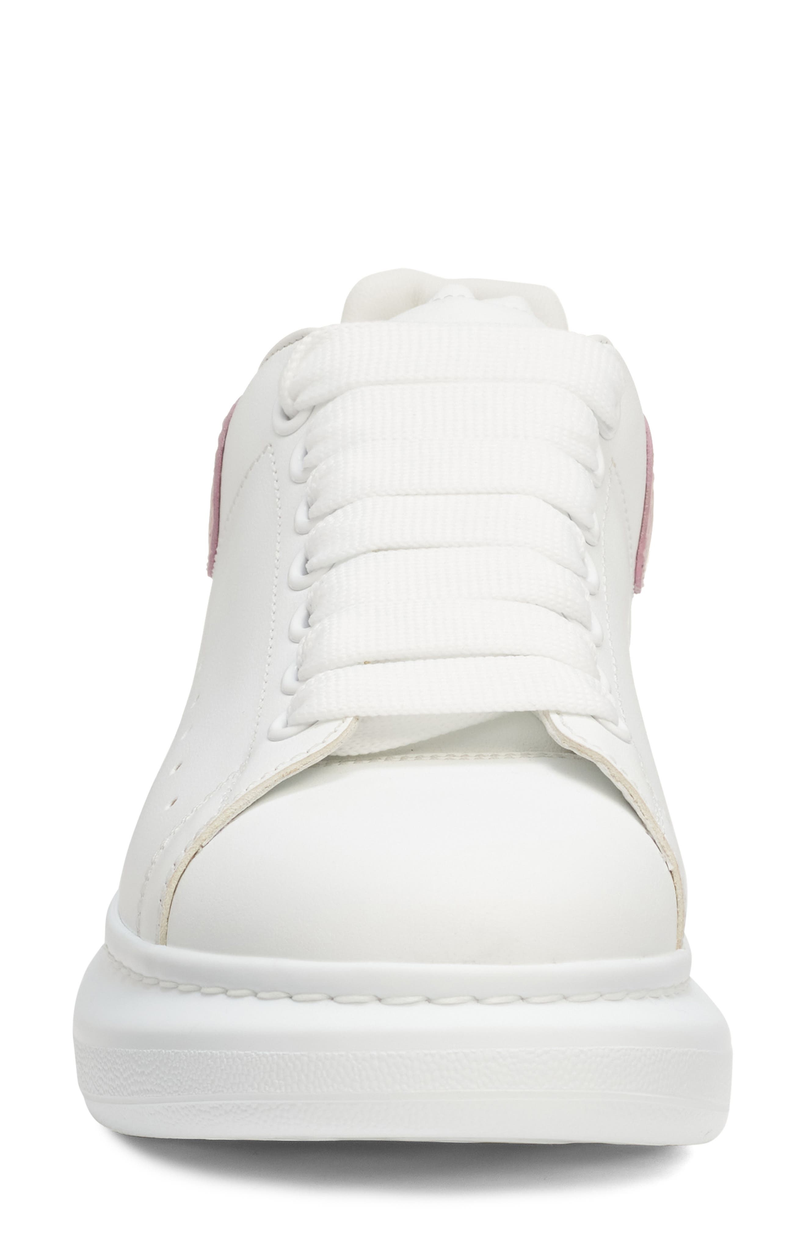 McQueen Oversized Sneaker in White/Pink at Nordstrom - 4