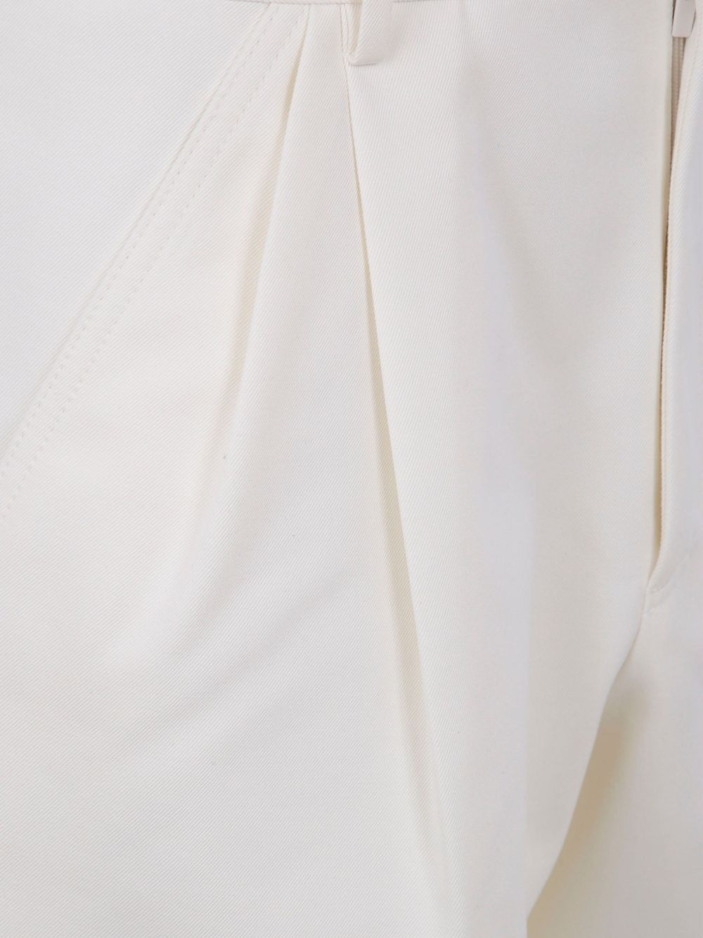pleated cotton trousers - 3
