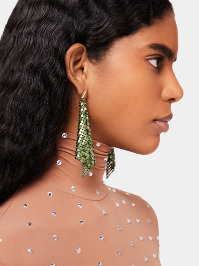 Paco Rabanne EMERALD CHAINMAIL EARRINGS outlook