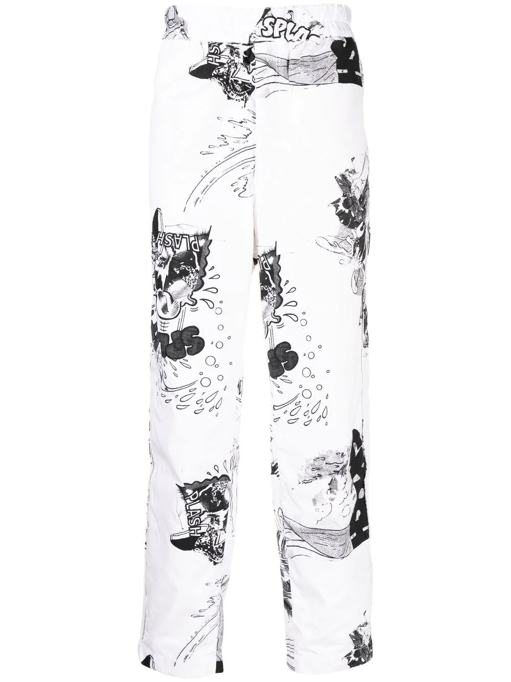 graphic-print track pants - 1