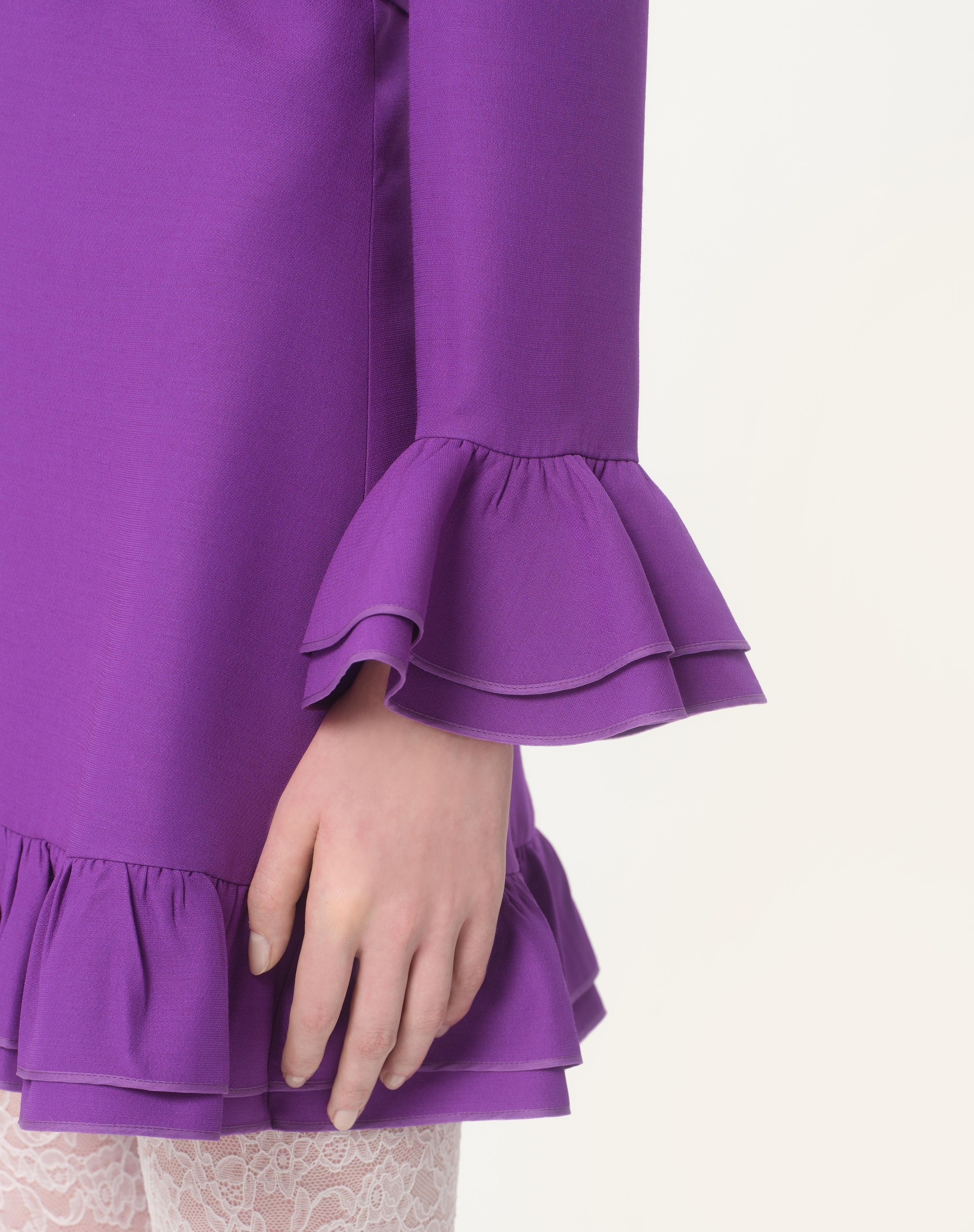 CREPE COUTURE SHORT DRESS - 5