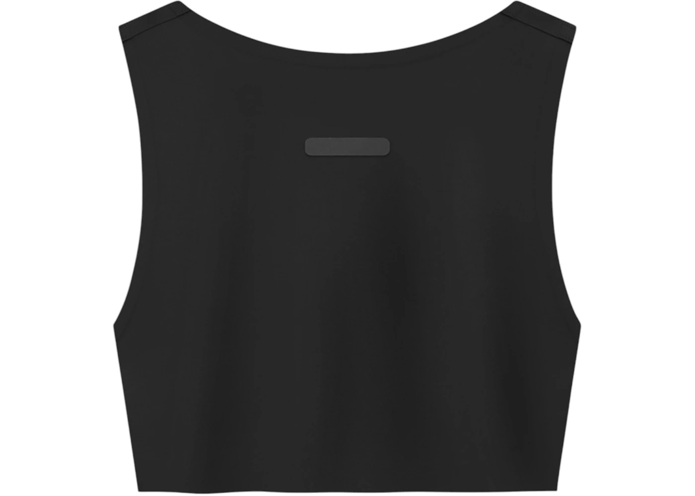 adidas x Fear of God Athletics Women's Crew Neck Cropped Tank Top Black - 2