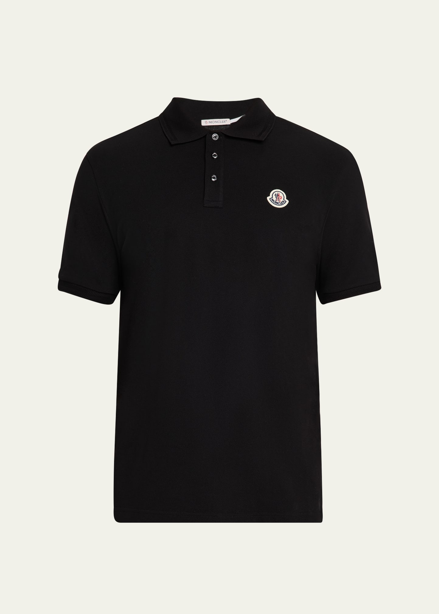 Men's Chest-Logo Pique Polo Shirt - 1