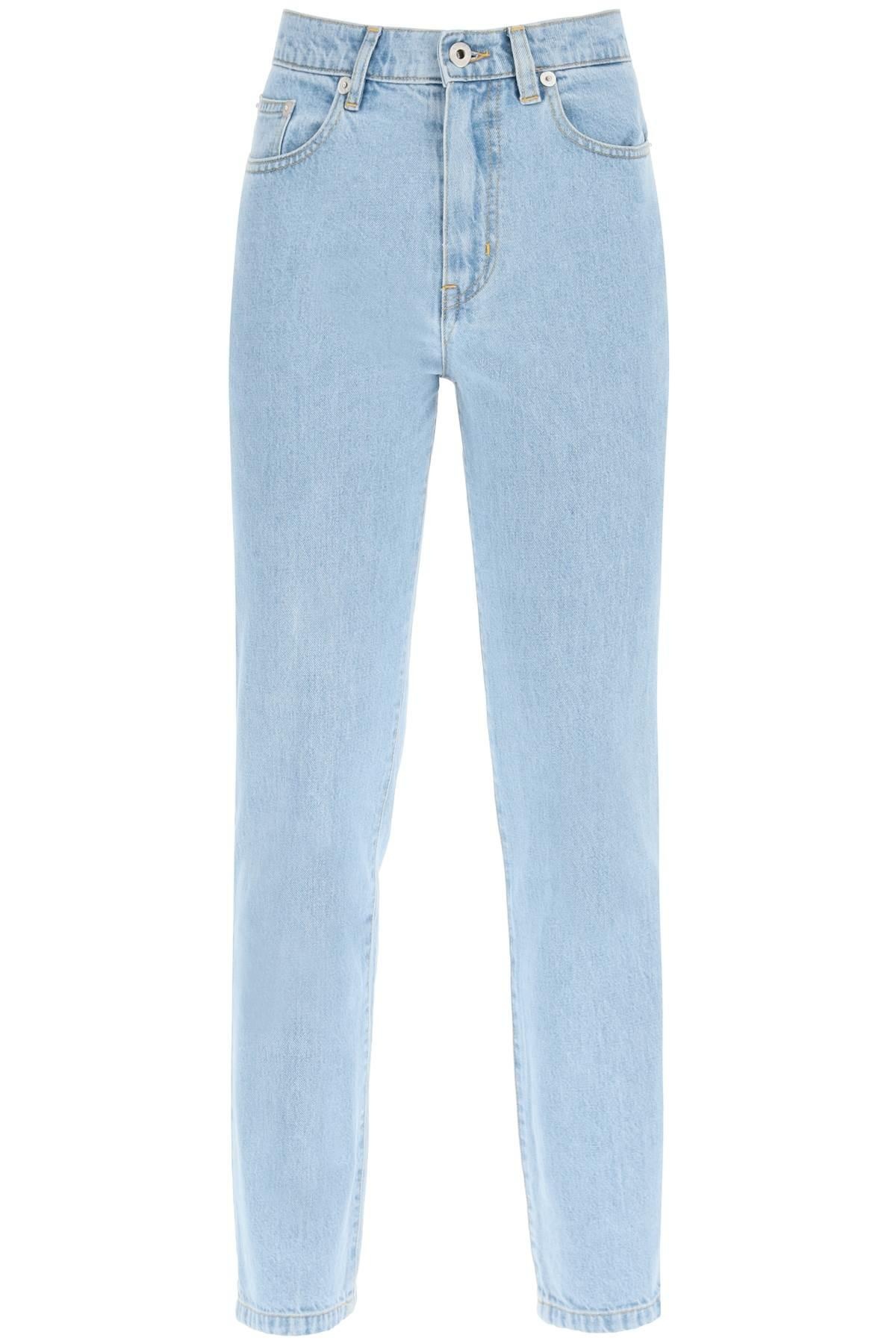 Kenzo Straight Leg Bleached Jeans - 1