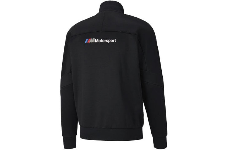 PUMA PUMA x BMW Motorsports Track Jacket 'Black White' 596094-01 outlook