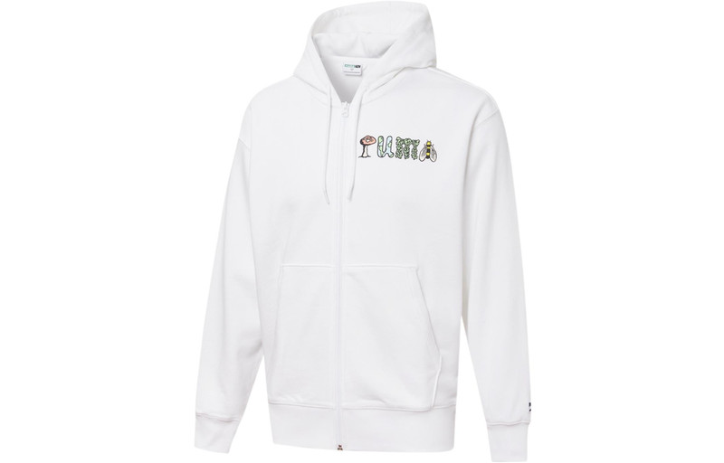 PUMA PUMA Downtown Graphic FZ Jacket White 535178-02 outlook