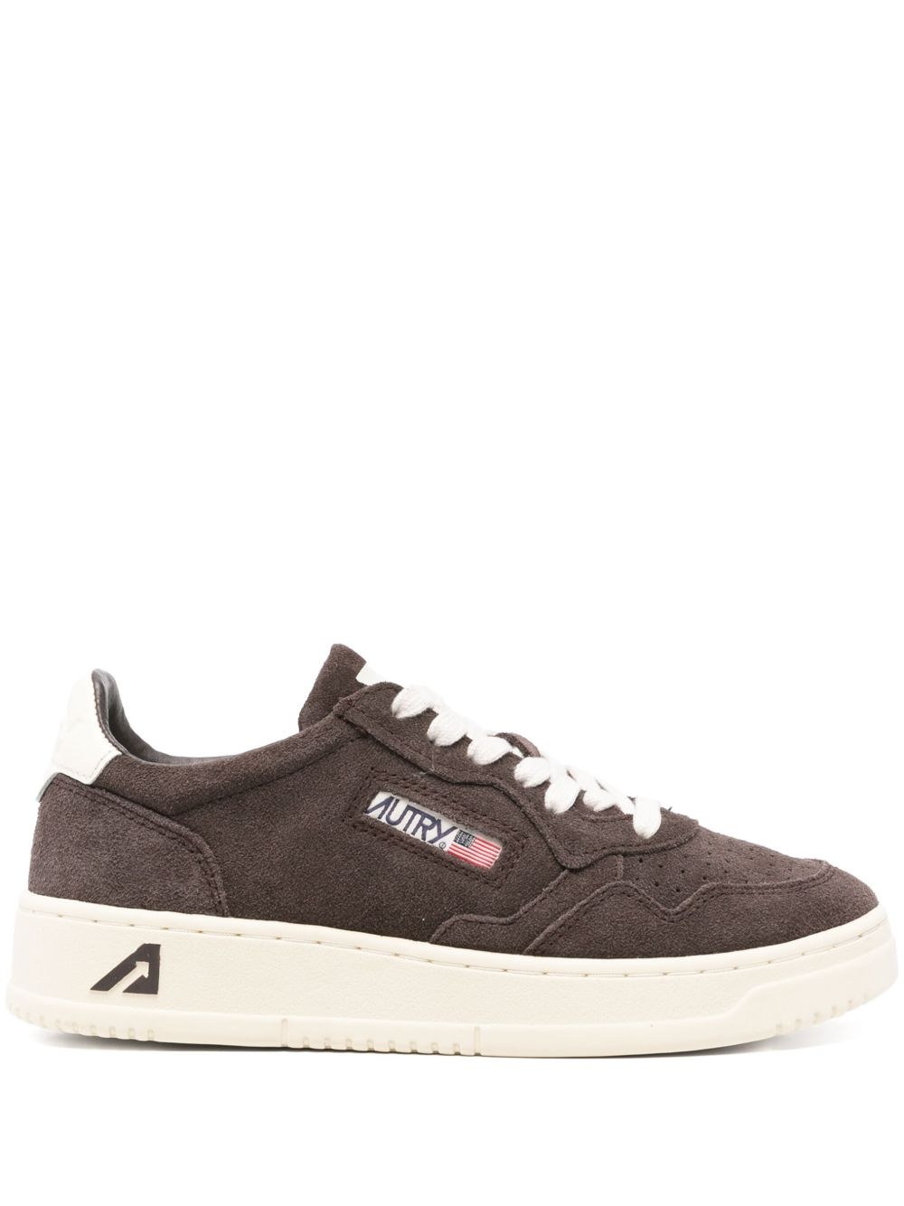 suede leather trainers - 1