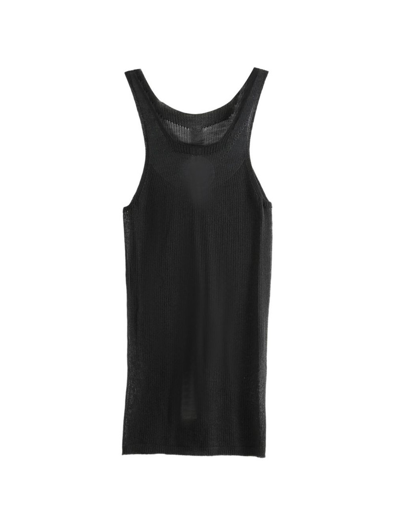 ribbed-knit tank top 1