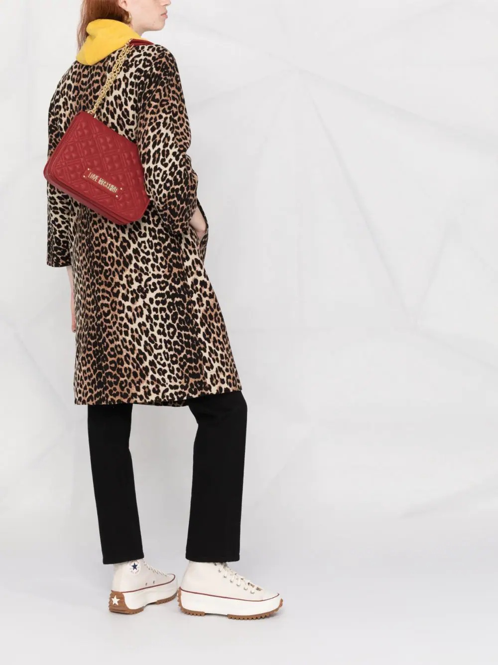 quilted logo-plaque shoulder bag - 2