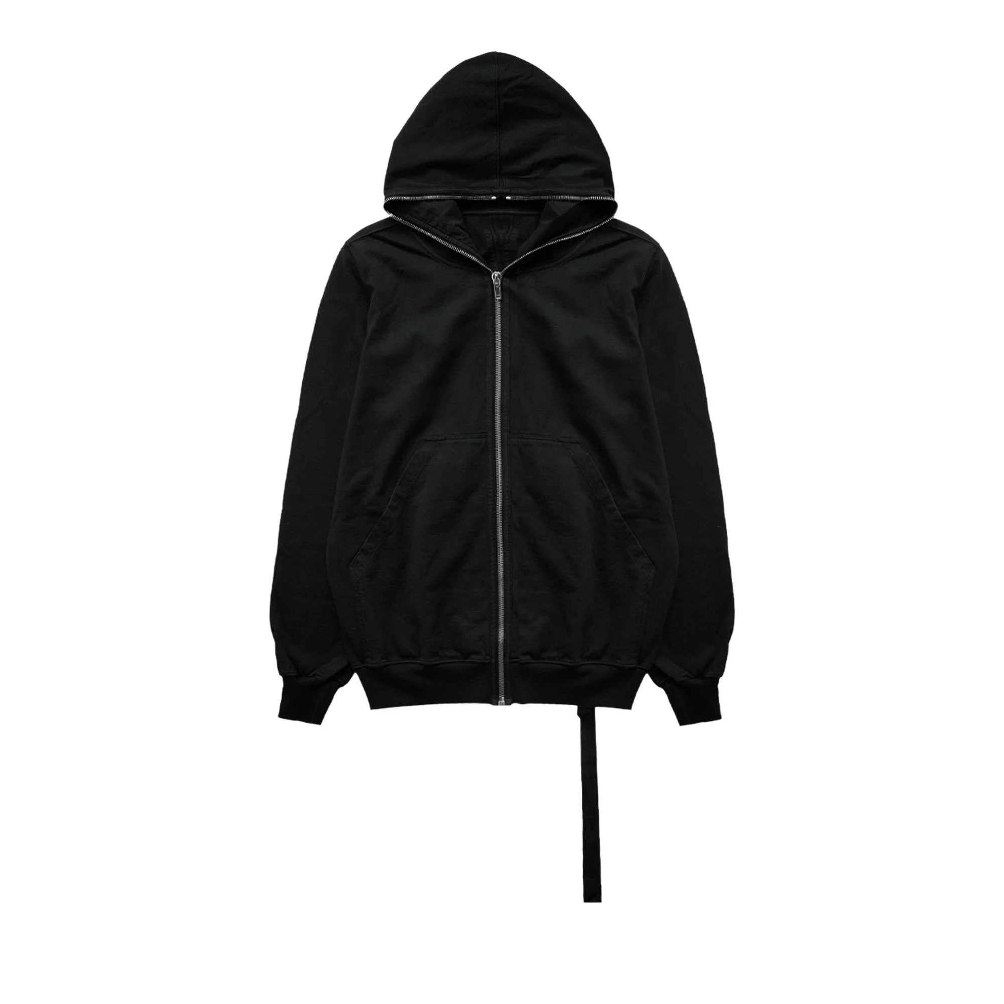 Rick Owens DRKSHDW Jumbo Gimp Zip Hoodie 'Black' - 1