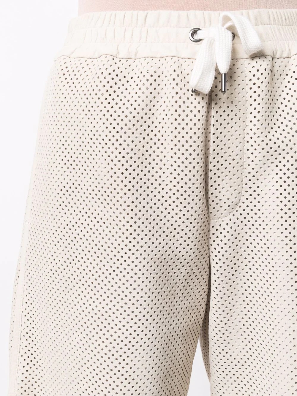 drawstring-waist shorts - 5