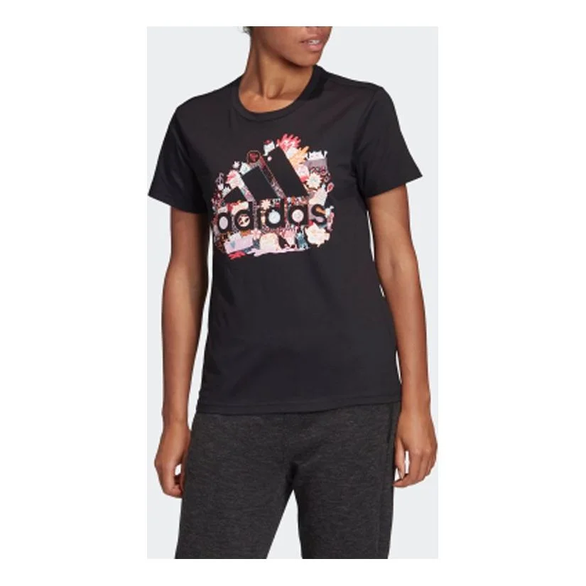 (WMNS) adidas Sports Stylish Black FJ5025 - 1