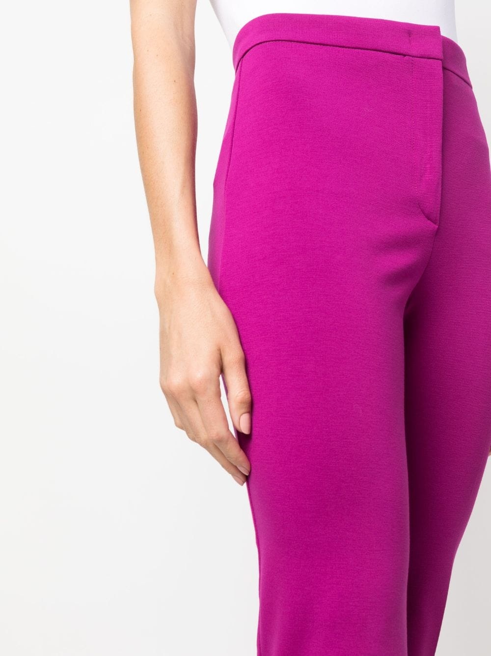 flared high-rise trousers - 5