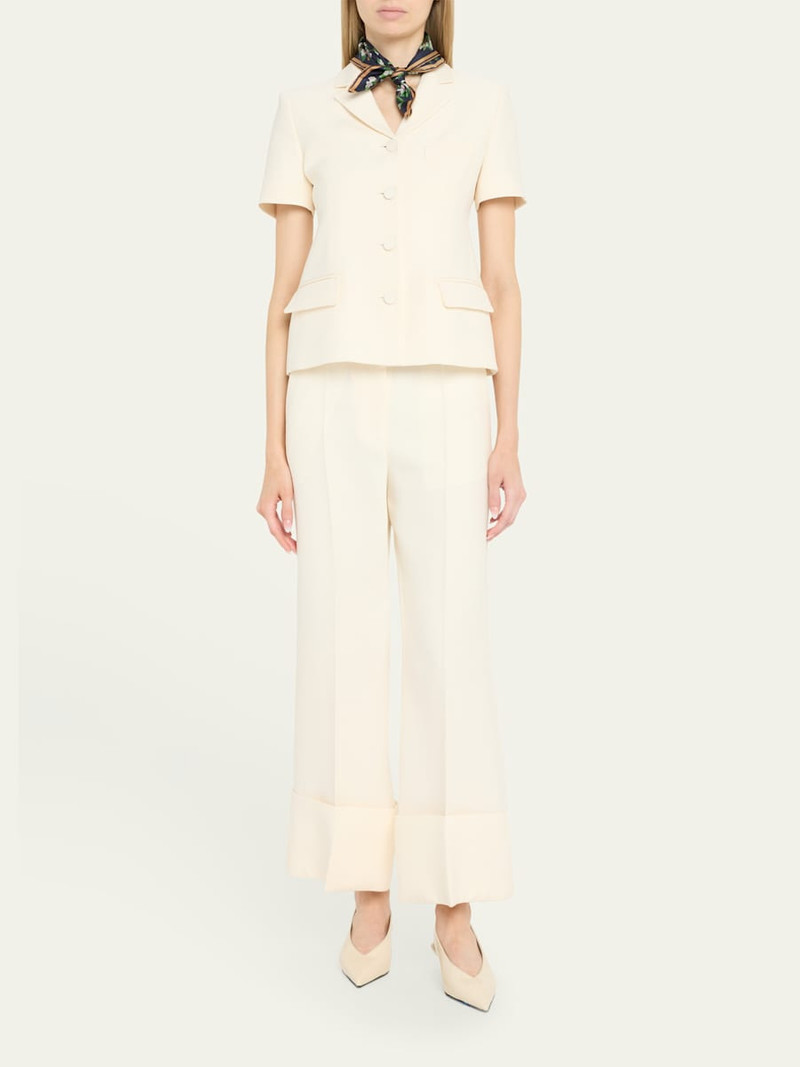 Valentino Floral-Print Silk Scarf outlook