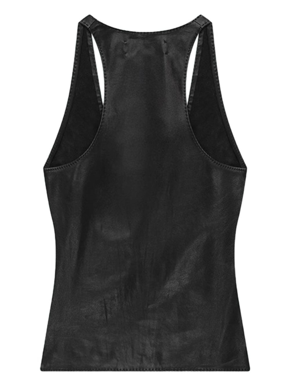 MA icon leather tank top - 2