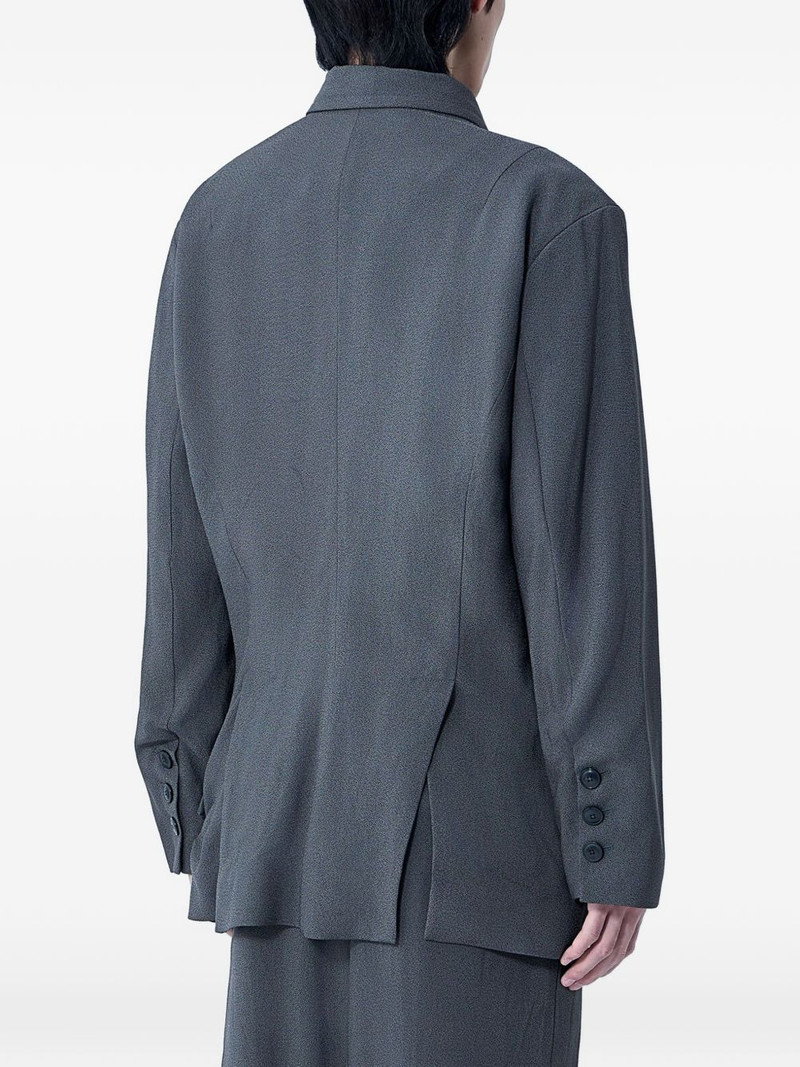 asymmetrical notched blazer 3