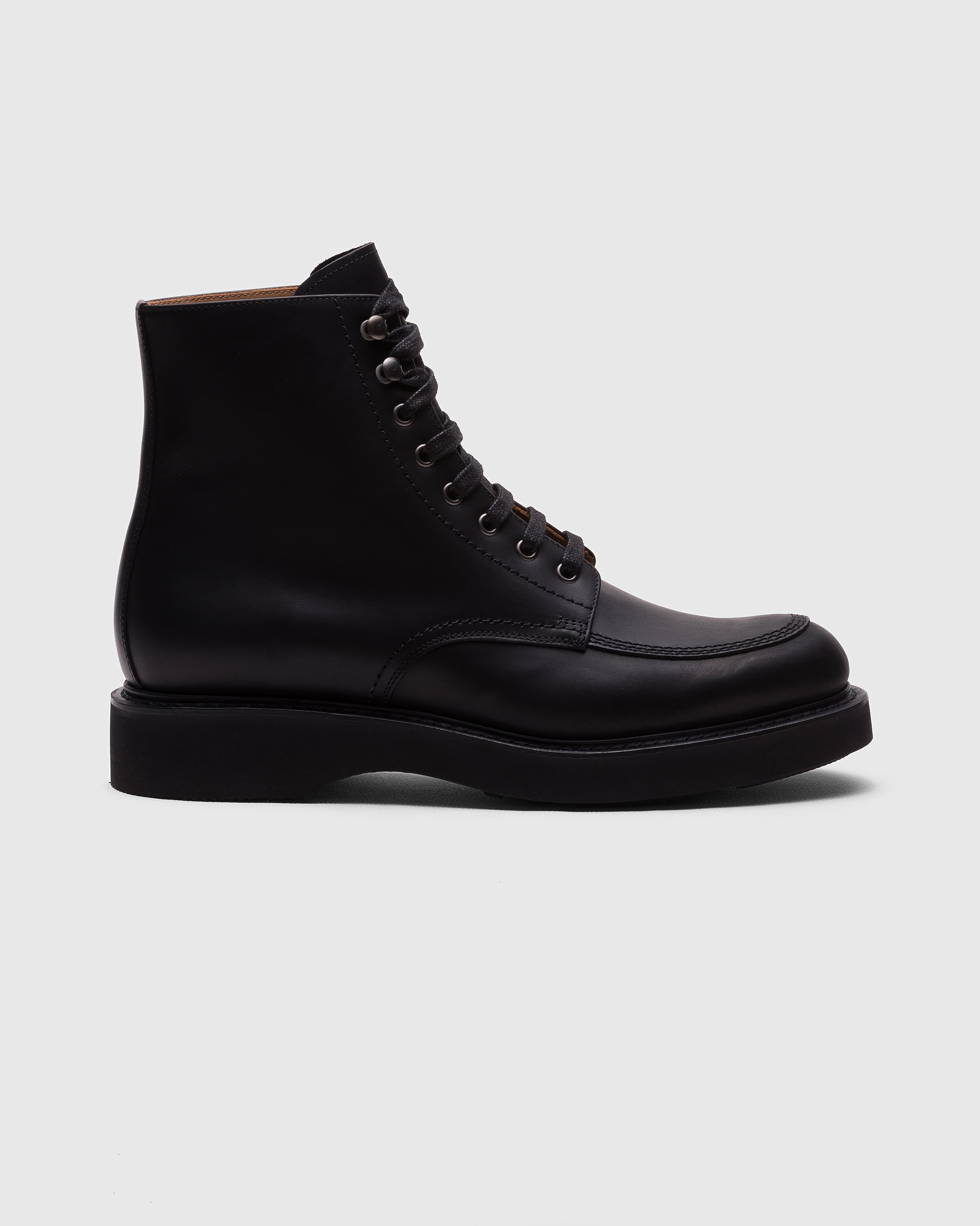 Pull Up Calf Lace-up Boot - 1