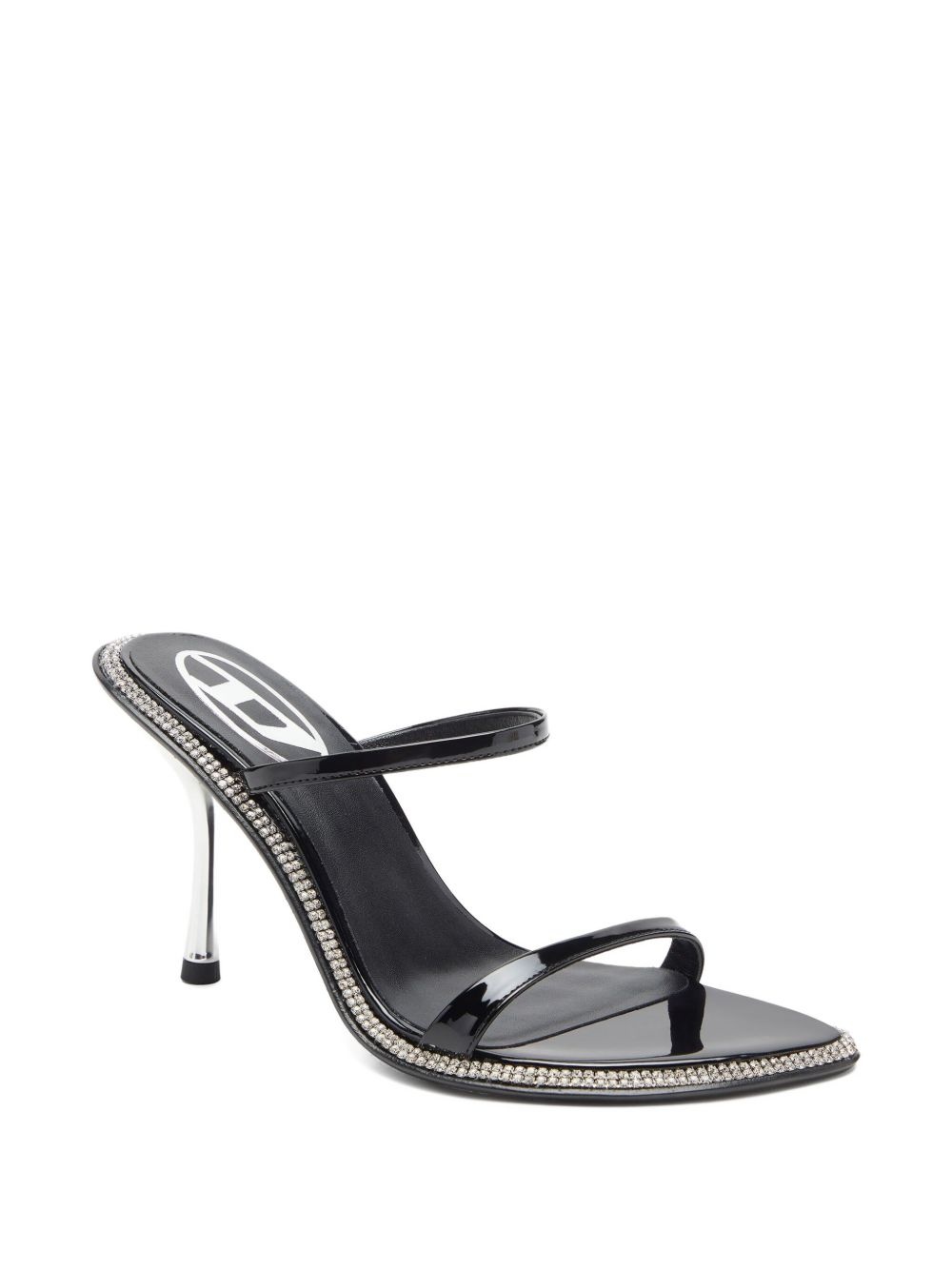 90mm crystal-embellished stiletto sandals - 5