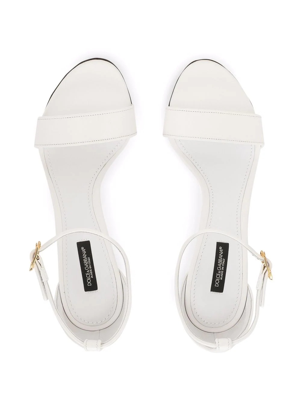 open-toe buckle-fastening sandals - 4