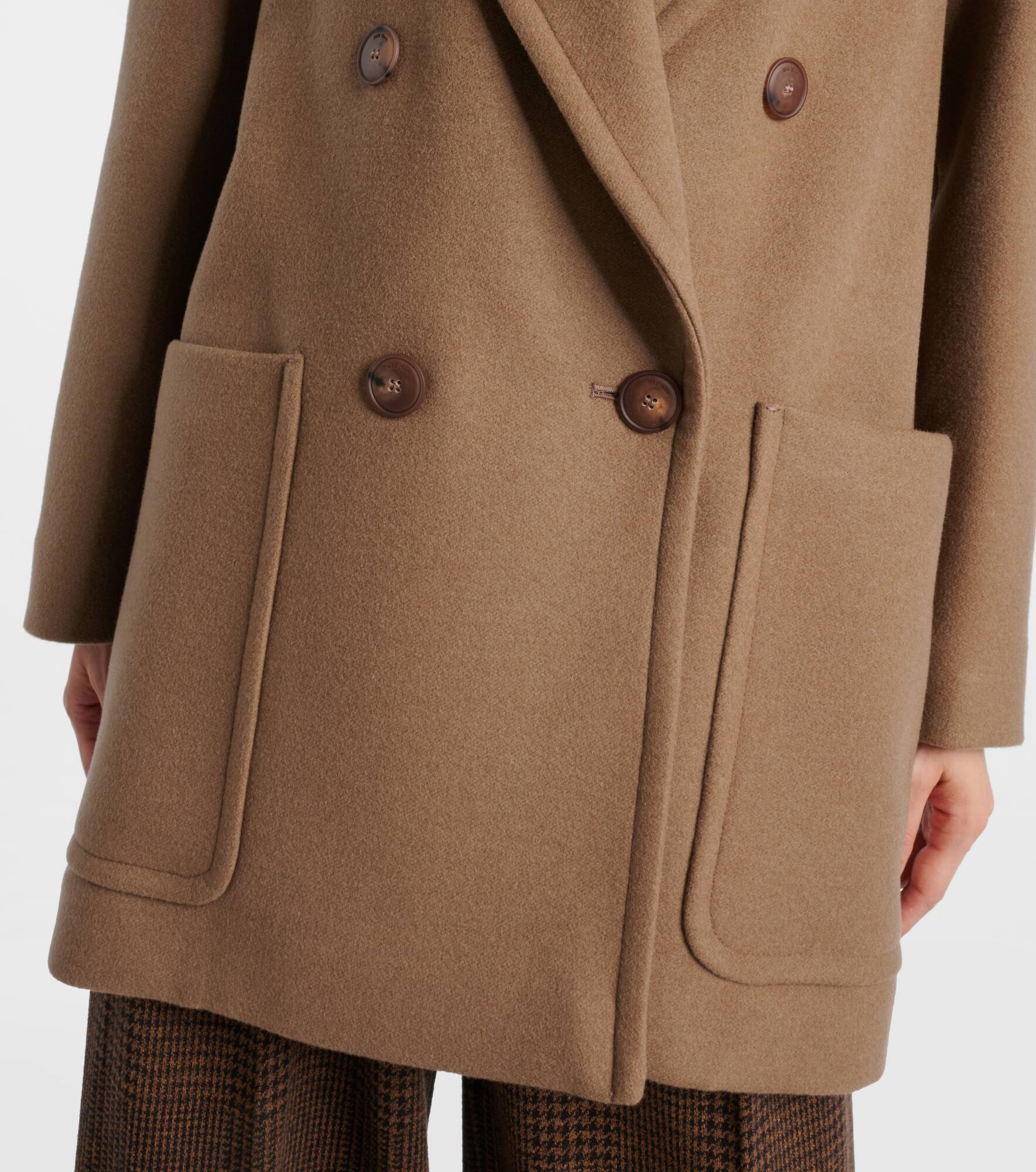 Deletta wool and cashmere coat - 5