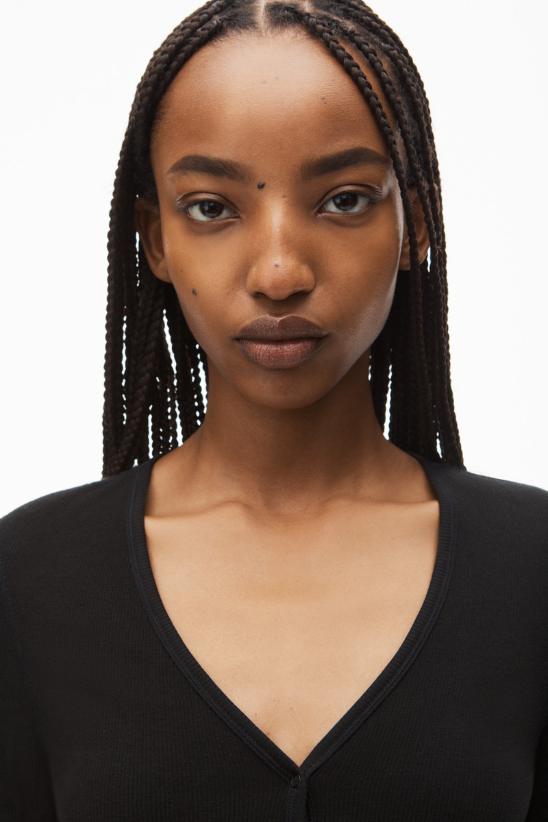 cardigan in seamless rib-knit 4