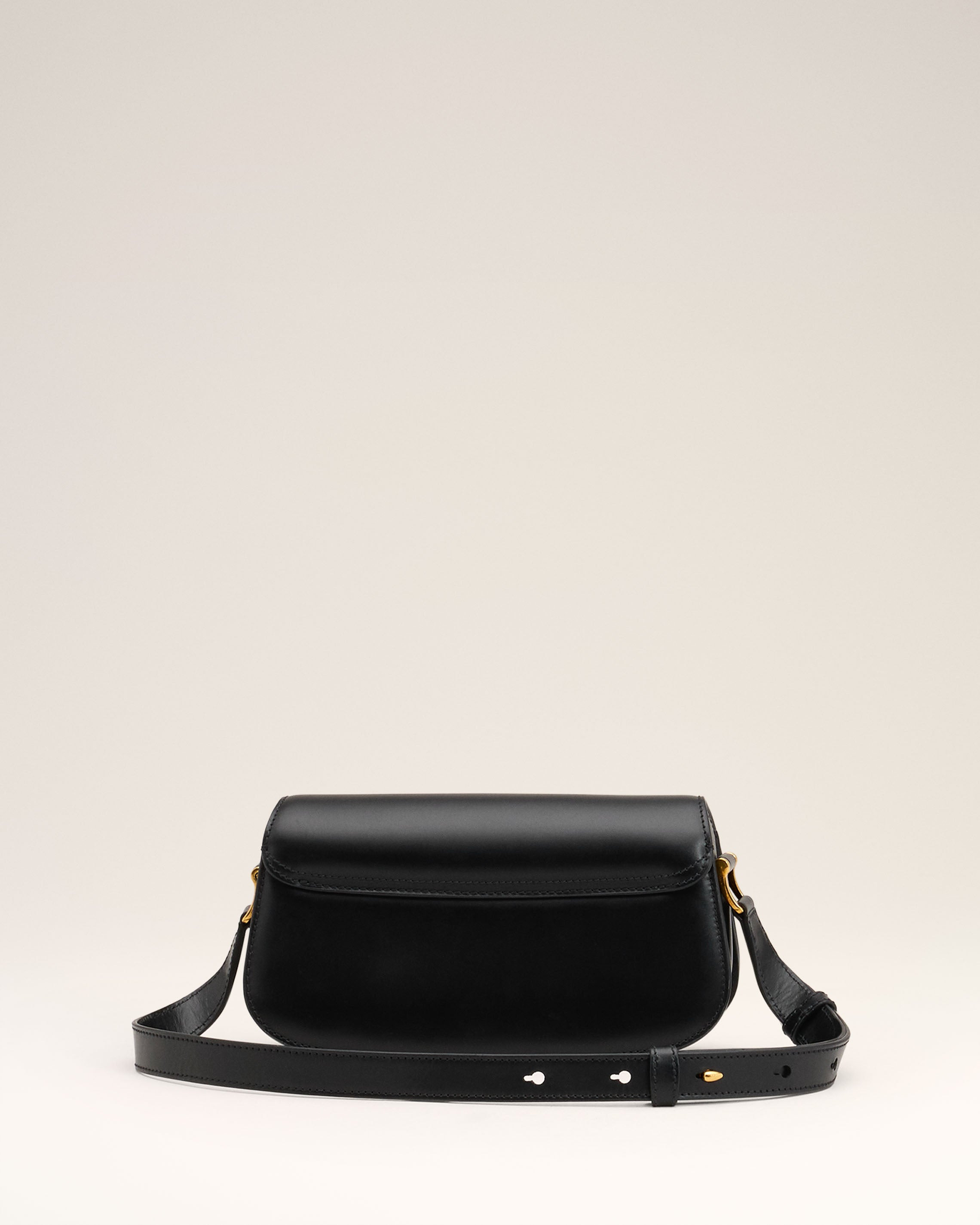 BLACK LEATHER SHOULDER BAG PARIS PARIS BAG - 3