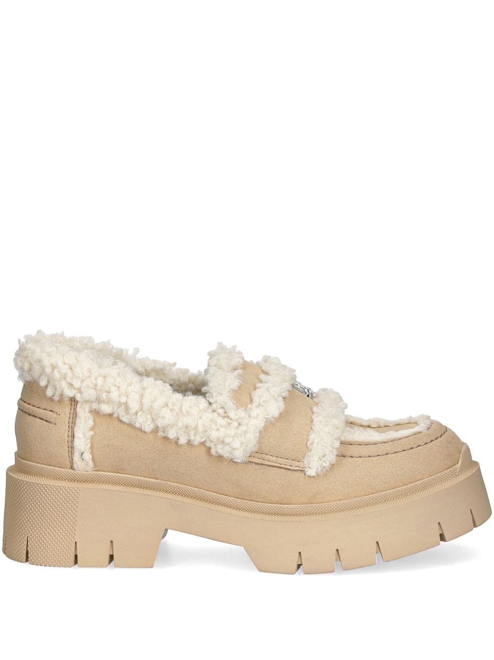 50mm suede loafers - 1