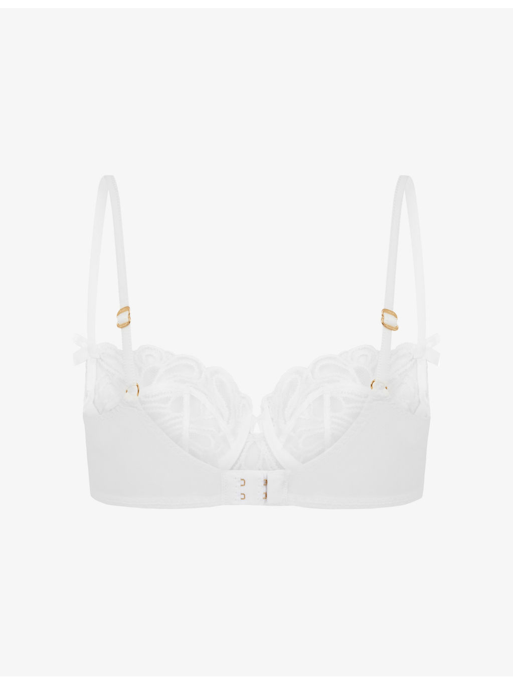 Nelle Underwired Mesh Balconette Bra - 3