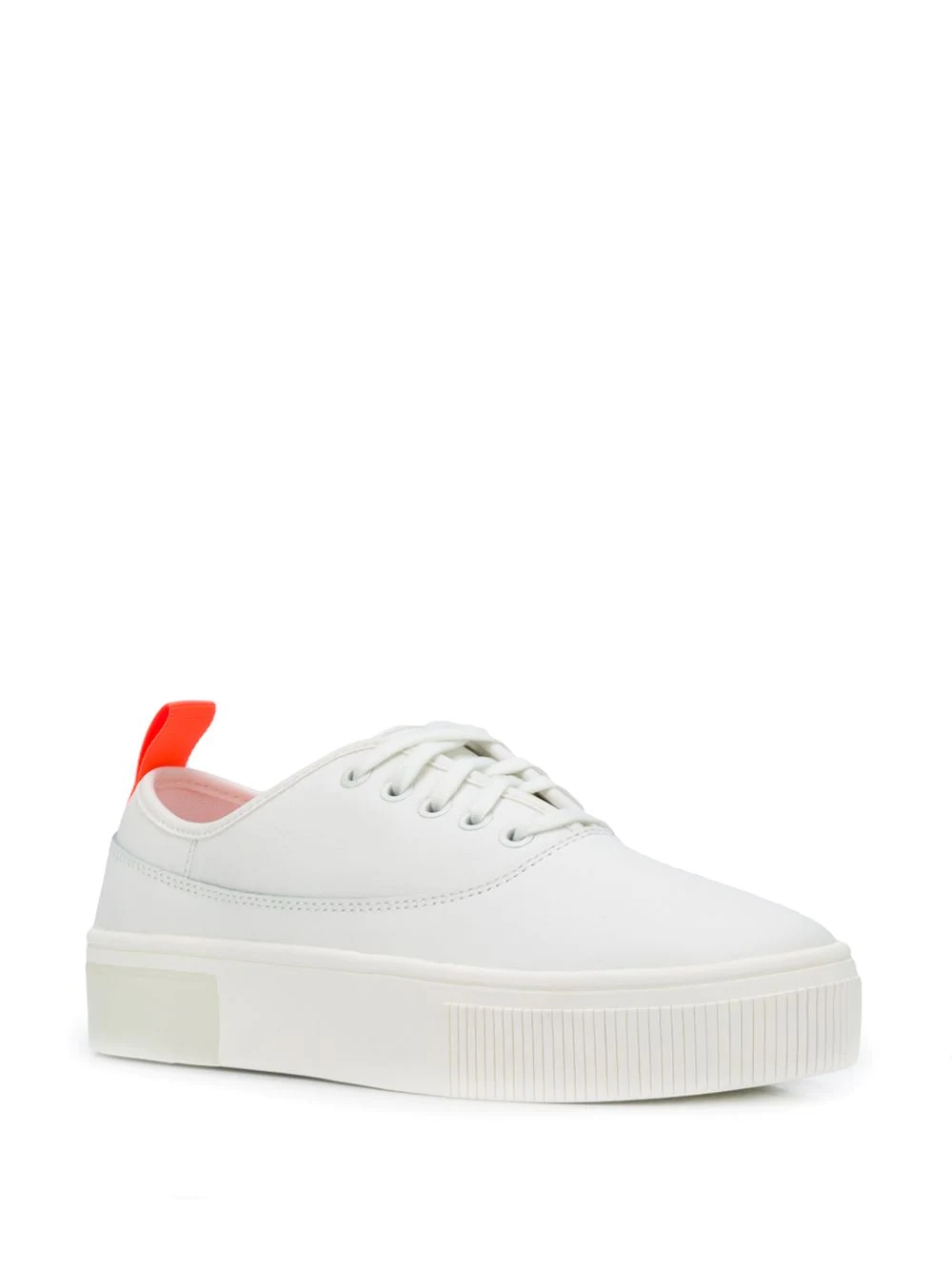 contrast pull-tab sneakers - 2