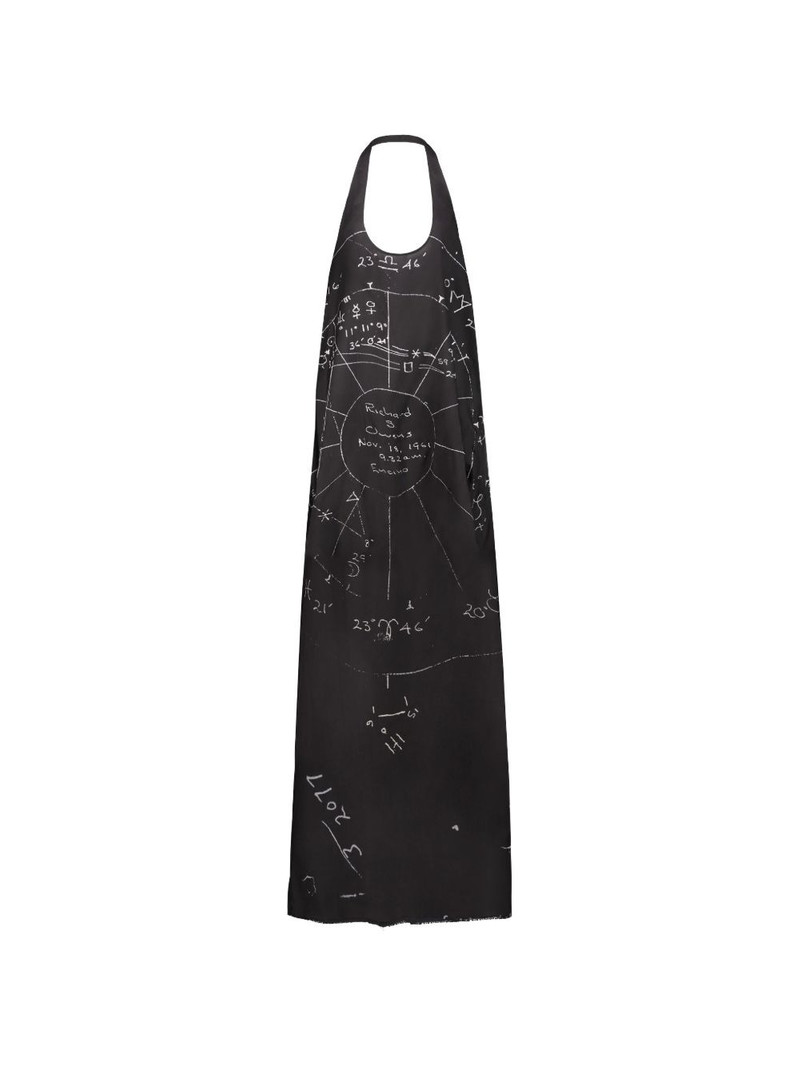 graphic-print halterneck dress 1