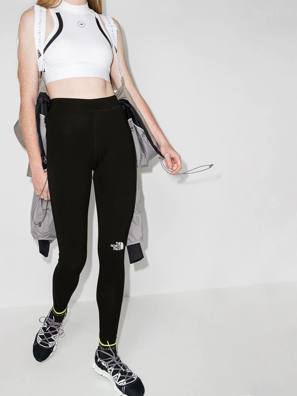 logo-print performance leggings - 5