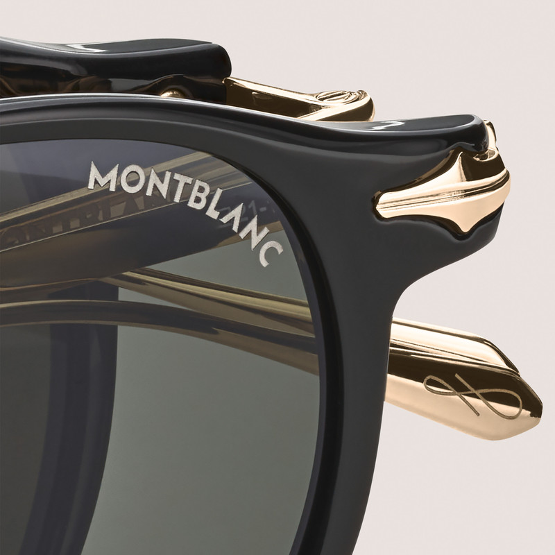 OVAL FOLDABALE SUNGLASSES WITH BLACK COLOURED INJECTED FRAME 3