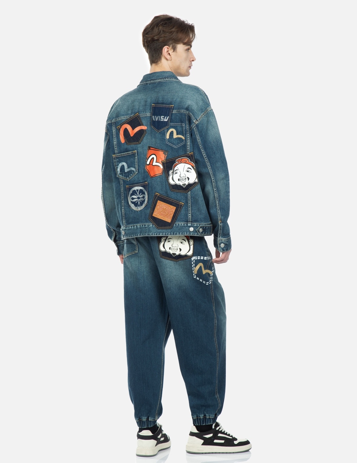 MULTI-POCKET WASHED DENIM JACKET - 3