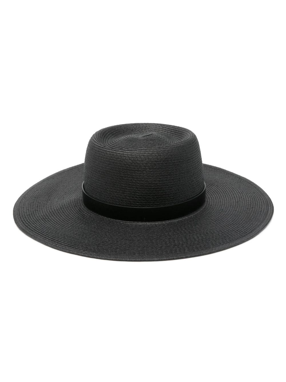 Musette logo-plaque sun hat - 1