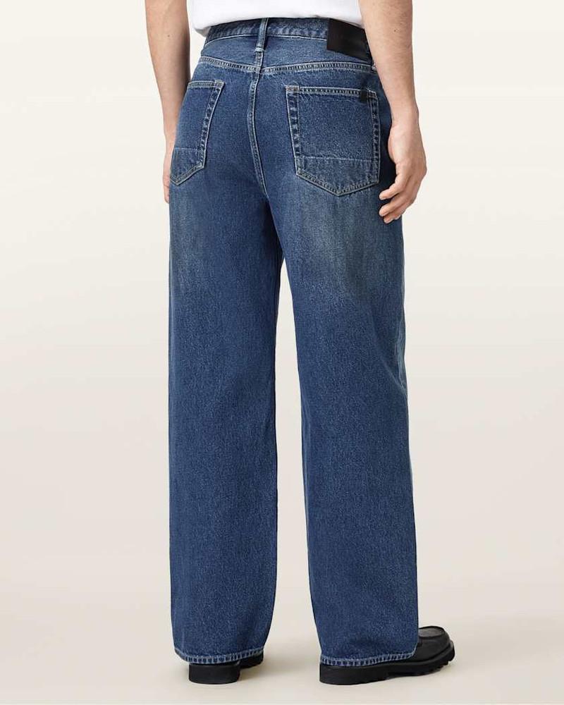 LENNY LOOSE FIT WIDE LEG DENIM JEANS 7