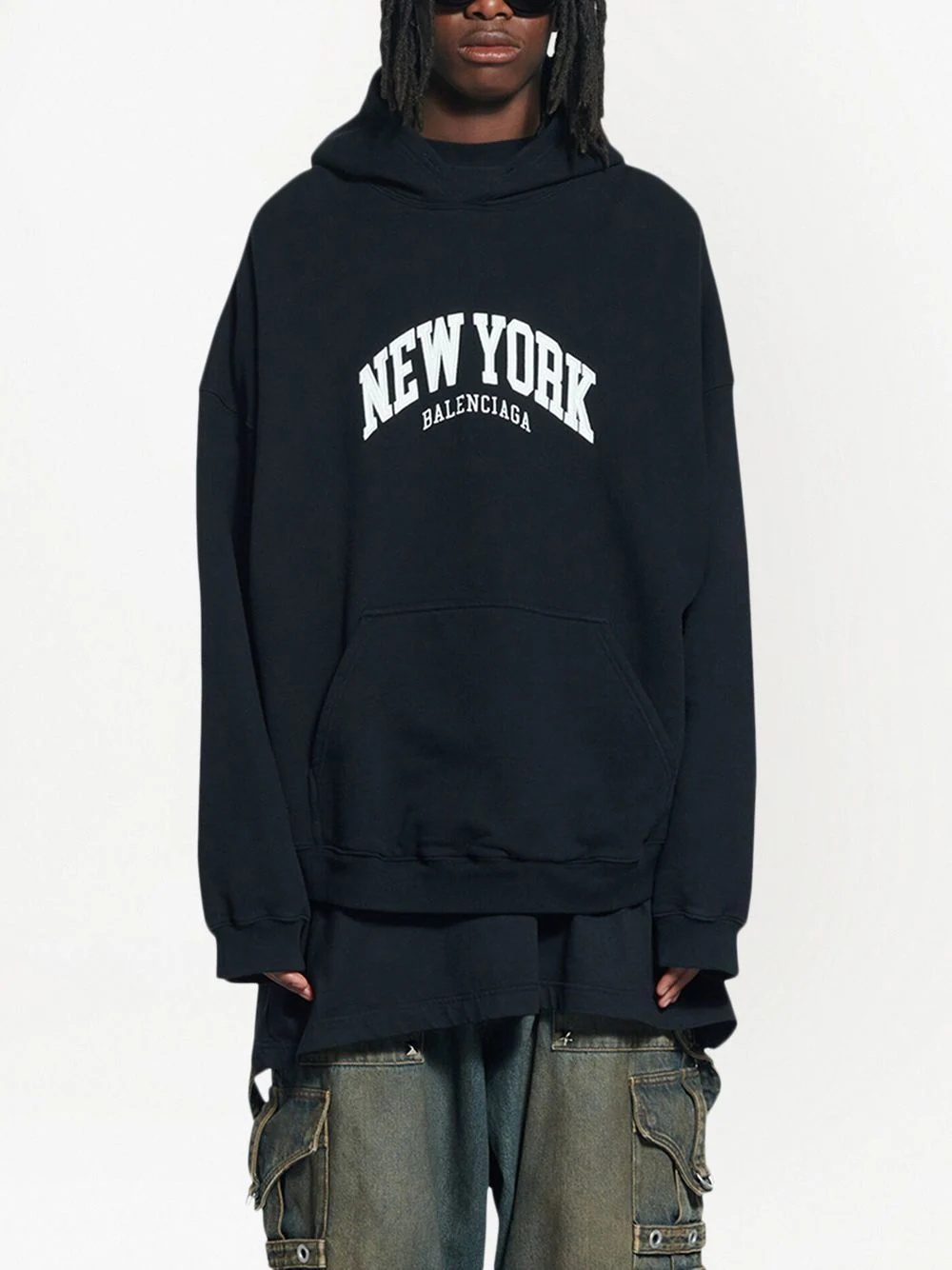 Cities New York wide-fit hoodie - 3