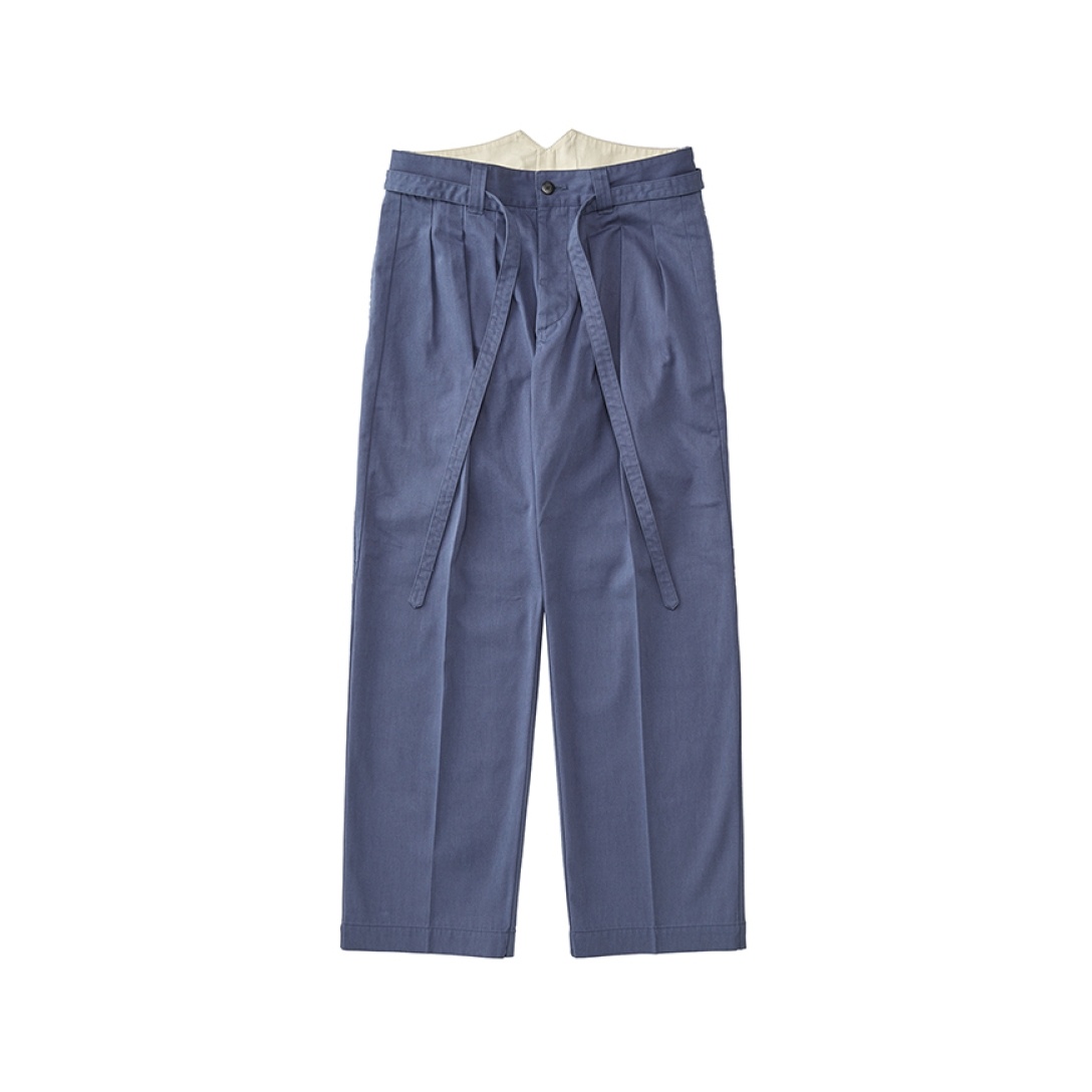 HAKAMA CHINO PANTS W NAVY - 1