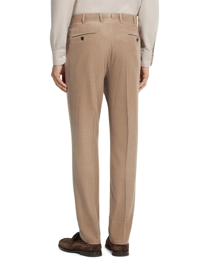 Men's Cashmere Wool and Silk Blend Pants - Light Taupe 4