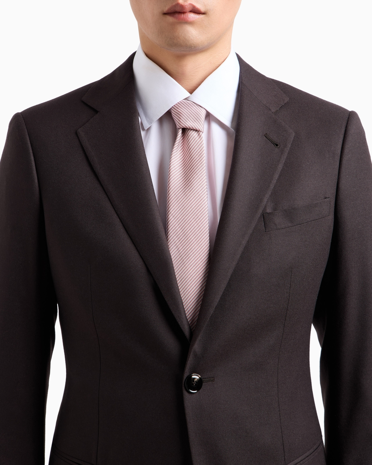 SINGLE-BREASTED SOHO LINE SUIT IN VIRGIN WOOL CLOTH - 4