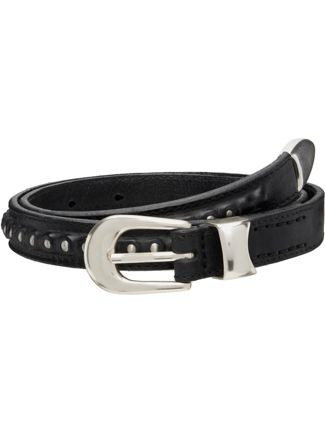 Black 2cm Bullet Chain Belt - 1