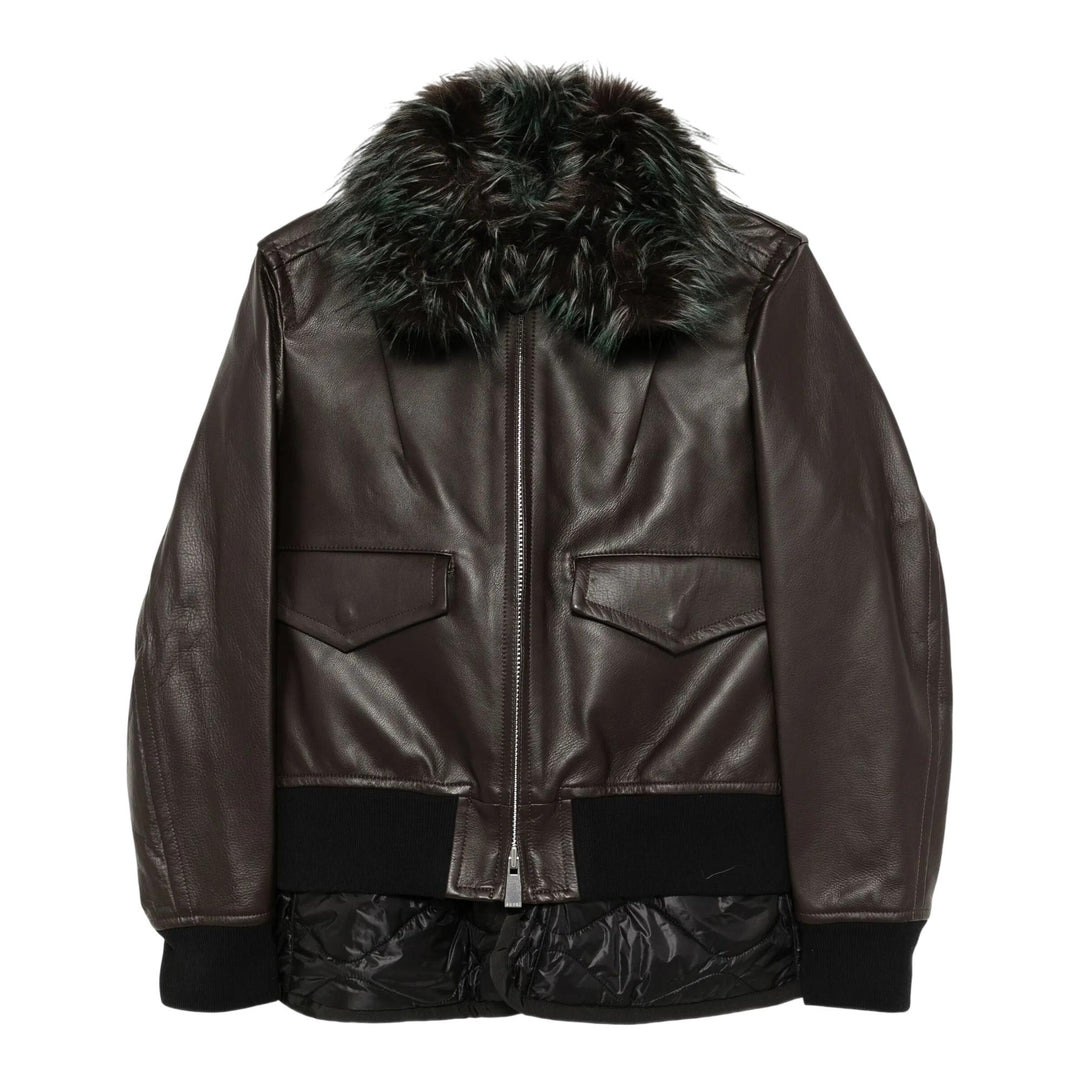 Leather Blouson - 1