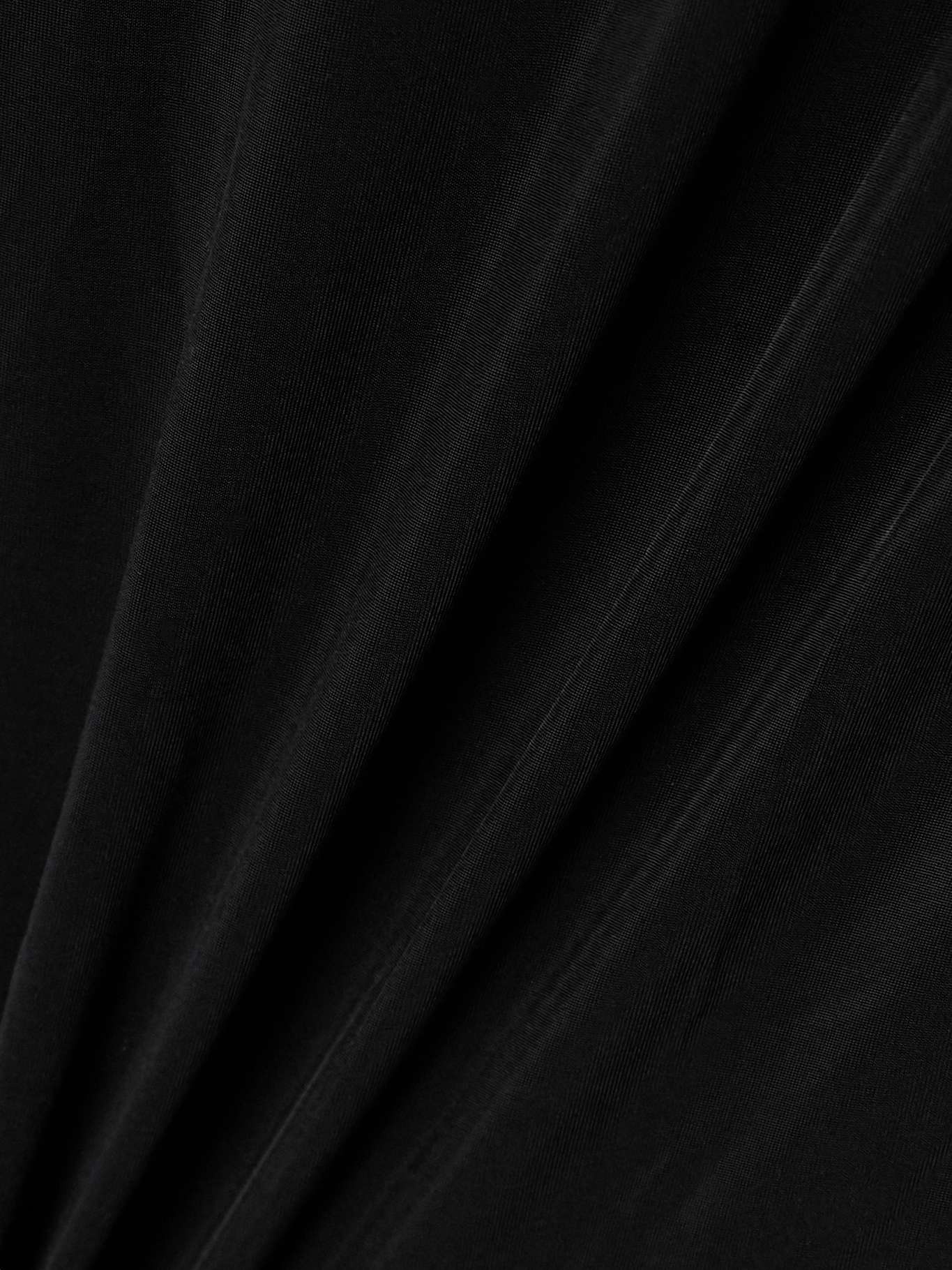 Strapless layered stretch-jersey dress - 4