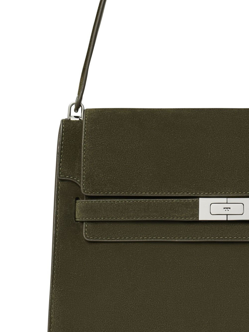 large Lee Radziwill suede shoulder bag 4